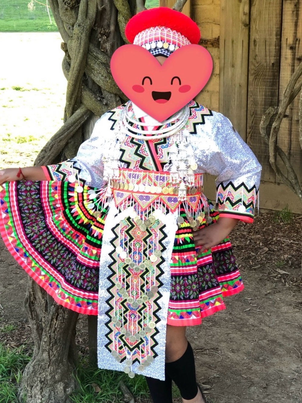 44X19 Hmong lees skirt